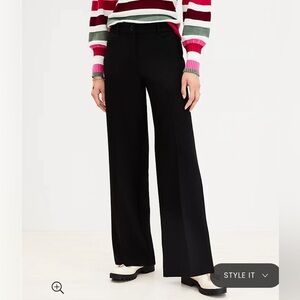 Ann Taylor LOFT Julie Trouser in Black Size 4